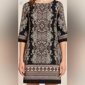 Studio One Black and White Paisley Tunic
